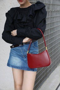 Bolsos <span class=keywords><strong>de</strong></span> Cuero al por Mayor, <span class=keywords><strong>Bajo</strong></span> MOQ, Bolsos <span class=keywords><strong>de</strong></span> Cuero Genuino Vintage con Acabado <span class=keywords><strong>de</strong></span> Cera, Estilo Hobo, Tipo Media Luna, para Llevar <span class=keywords><strong>Bajo</strong></span> el Brazo, Bolsos <span class=keywords><strong>de</strong></span> Boutique - Product Image 5