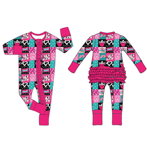 2026 fırfır Zippy kızlar bambu Zippy Romper CPC ulaşmak CE sertifikalı çocuk pijamaları pijama - Product Image 4