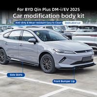 Kit carrosserie BYD Qin Plus : Lame avant et séparateur pour Qin Plus DMI 2025 – Kit de mise à niveau de pare-chocs style sport