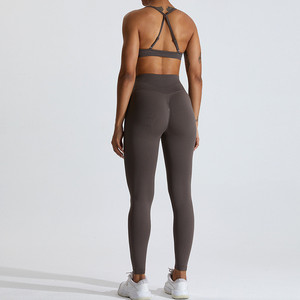Leggings sin costuras Sujetador deportivo Ropa <span class=keywords><strong>de</strong></span> entrenamiento Mujer Conjunto <span class=keywords><strong>de</strong></span> Yoga <span class=keywords><strong>de</strong></span> 2 piezas Conjunto <span class=keywords><strong>de</strong></span> gimnasio Fitness - Product Image 5