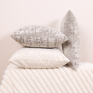Innermor 45x45 Square Velvet <span class=keywords><strong>Snover</strong></span> Fundas de cojín decorativas de felpa Funda de almohada para oficina y hotel de Año Nuevo - Product Image 2