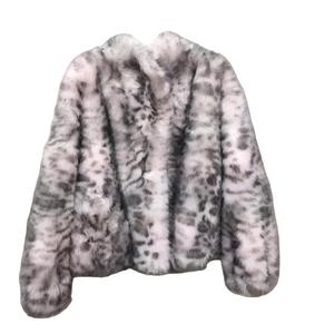 क्लासिक लक्जरी लैपल डिजाइन वाइड कॉलर लंबे गहरे भूरे रंग के नकली नकली नकली फर विंडप्रूफ शीतकालीन कोट - Product Image 4