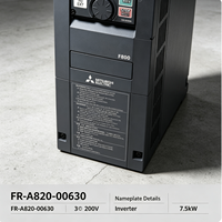 Variador de Frecuencia Mitsubishi Serie FR-A820 de 11kW-18.5kW, 200-240V, Trifásico, Control Vectorial sin Sensor para Velocidad de Motor Industrial