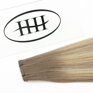 Disponibile Subito: <span class=keywords><strong>Capelli</strong></span> Umani Biondi Genius Weft 18in 20in 22in Super Double Drawn Biondo <span class=keywords><strong>Platino</strong></span> # 60 - Product Image 2