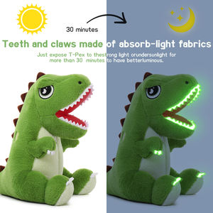 Tiktok caldo bagliore di vendita nel buio grande dinosauro e uova peluche per bambino madre bambino compleanno <span class=keywords><strong>Jurassic</strong></span> <span class=keywords><strong>World</strong></span> Party regalo - Product Image 2