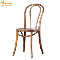 Louis Anna kursi kayu rotan makan furnitur rotan acara kursi pesta pernikahan penggunaan Restoran luar ruangan