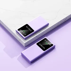 OEM 22.5W PD Usine Custom Company 10000mah 20000mah Portable LED Affichage Charge rapide Power Bank Micro USB Interface d'entrée - Product Image 4