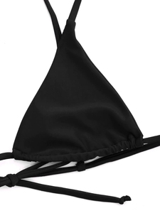 Ensemble de bikini sexy pour femmes, bralette micro string, <span class=keywords><strong>noir</strong></span>, service OEM, grande taille, vêtements de plage pour femmes, bikini deux pièces - Product Image 4
