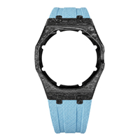 Kit de modification en fibre de carbone avec texture vague d'eau pour montre AP X Swatch Royal Pop – Accessoire de remplacement et de modification