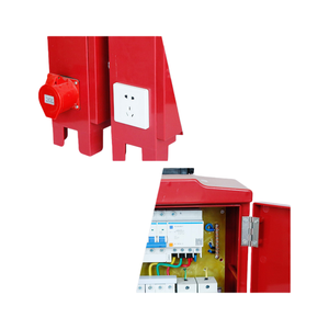 กล่องจ่ายไฟแบบพกพา 12A IP55 220V 2 ช่องเสียบ สำหรับใช้งานกลางแจ้ง พร้อมฟิวส์ป้องกันไฟกระชาก รุ่น ZY ดีไซน์พกพา E - Product Image 5