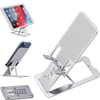 Support universel pliable de téléphone portable et de tablette, alliage d'aluminium, Angle réglable, support universel pour téléphone portable