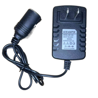 Adaptateur secteur 220V vers 12V2A, convertisseur allume-cigare voiture-prise domestique, convertisseur pour ventilateur de voiture, alimentation à découpage 24W