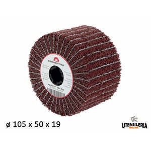 <b>Nylon</b> <b>Fiber</b> Mix Rollers 105x50mm Grain 60-180 (1pc) - Product Image 1