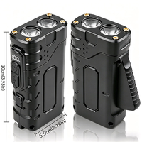 Lampe Torche d'Urgence à Manivelle Manuelle, Génération d'Énergie par Pression, ABS, Rechargeable par USB, Étanche, LED, Portable, Lumière Extérieure