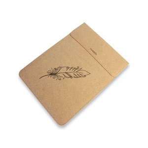 Boshiho Custom Eco Friendly Cork <b>Laptop</b> <b>Sleeve</b> Print Vegan Cork Pad Bag Vegan Pad Pouch for Pad - Product Image 1