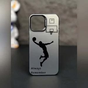 Fly Basketball Man Impression Électrolytique Argent Clé TPU PC Housse de Téléphone Portable pour <span class=keywords><strong>Iphone</strong></span> X Xr Xs <span class=keywords><strong>11</strong></span> 12 13 14 15 16 Pro 17 - Product Image 2