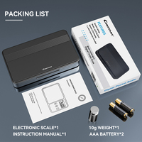 High-Precision Mini Electronic Digital Scale ABS Lithium Battery Powered LCD Weight Measuring Device Kitchen Medicinal Materials