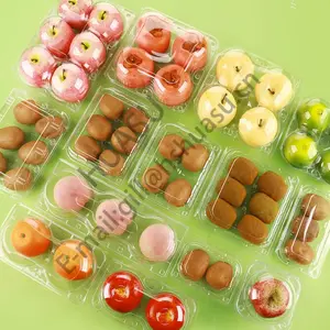 無料サンプルプラスチッククラムシェルキウイフルーツ包装容器新発売カスタマイズ新鮮フルーツ包装箱