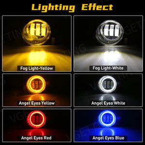 Feu antibrouillard universel à Led pour <span class=keywords><strong>Toyota</strong></span> Prius Highlander <span class=keywords><strong>C</strong></span>-<span class=keywords><strong>HR</strong></span>, feu de jour DRL - Product Image 5