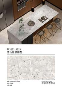 Chất Lượng Cao Tuyết Núi Bạc Fox Fine Hoa Kết Thúc Thiêu Kết Đá Gạch Đánh Bóng Tầng Hầm - Product Image 6