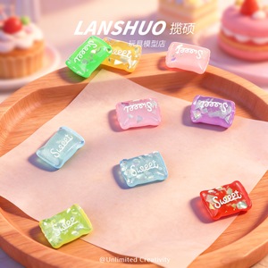 Lanshuo Sweet Candy Themed Pendants Zinc Alloy Mini Food Charms For DIY Jewelry Unisex Gift Decorations - Product Image 2