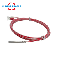 Capteur de température PT100 3*30mm-Heraeus Allemagne importée, précision classe 2B, RTD 3 fils avec PTFE anti-corrosion