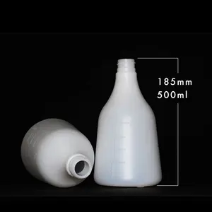 Ensemble de deux pièces de pulvérisation de tête en mousse de 500ML résistant aux produits chimiques bouteille d'arrosage en plastique pour l'entretien de la voiture