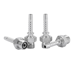 Conector Hidráulico de Acero Inoxidable 14212, Adaptador de Rosca Macho, Tubo de Prueba de Presión con Extremo Plano - Product Image 1