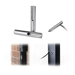 YD Stainless Steel Slotted Connector T316 Elbow Anchor Terminal 18mm Wire Rope Railing Concealed Accessory - Product Image 1