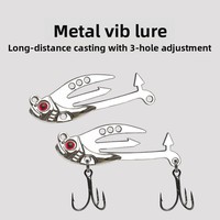 Leurre Artificiel ABS VIBT à Queue Longue, Réglable en Trois Positions, Réaliste, pour Lancer à Longue Distance, Dur