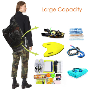 Mochila Deportiva de Malla Personalizada al por Mayor, Bolsa Plegable con Cordón, Gran Capacidad, para Fútbol, Baloncesto, Entrenamiento, Promocional - Product Image 4