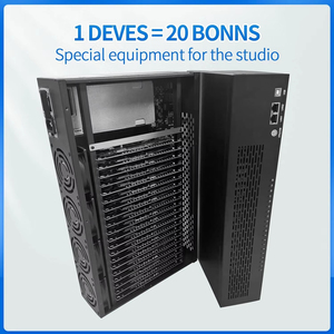 Airflow Design 20 Channel Empty <b>Rack</b> Android Phone Farming Box For Device Lab Testing Or Group Control - Product Image 4