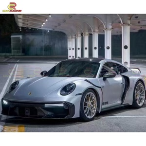 ชุดแต่ง Brabu 900 Style ครึ่งคาร์บอนไฟเบอร์ สำหรับ Porsche Carrera 992 911 ปี 2018-2024 กันชน สเกิร์ตข้าง บังโคลน สปอยเลอร์ ปีกหลัง - Product Image 6
