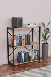 Bookcase Multi Shelf Wooden Storage Rack Wooden Furniture Living Room Bookshelves <b>Book</b> Shelf - Product Image 6