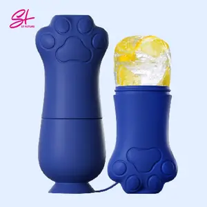 ST FUTURE-Rodillo de silicona para masaje facial, mini rodillo de silicona reutilizable para masaje facial