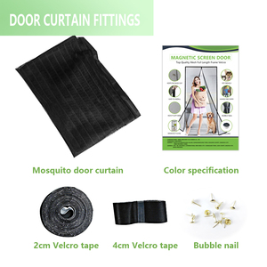 <span class=keywords><strong>Mosquitera</strong></span> Moderna de Marco Completo <span class=keywords><strong>con</strong></span> Velcro y Magneto, de Poliéster, <span class=keywords><strong>con</strong></span> Malla Pequeña para Ventilación, para Puerta/Entrada, 2026 - Product Image 4