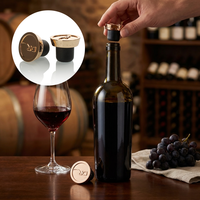 Bouchon de bouteille de luxe en alliage de zinc Zamak, qualité alimentaire, facile à ouvrir, recyclable, étanche, pour bouteilles de vin, OEM ODM