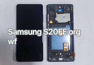 Pantalla LCD táctil para teléfono móvil <span class=keywords><strong>Samsung</strong></span> Galaxy S10 <span class=keywords><strong>S20</strong></span> S20FE, panel LCD AMOLED original con marco. - Product Image 4