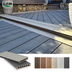 Eco-Friendly Anti-Uv Extruded Wpc Wood Plastic Composite Terrace Floor Waterproof Patio WPC Outdoor <strong>Decking</strong> - Product Image 2
