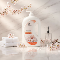 Gel Douche Hydratant et Nourrissant à la Fleur de Cerisier et au Sel Rose, Essence Liquide Parfumée, Hydratation Longue Durée, Éclaircissant