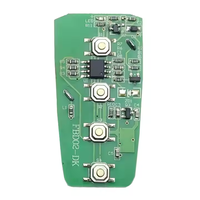 Duplicateur de télécommande 433mhz 4 touches Télécommande de porte universelle et code d'apprentissage