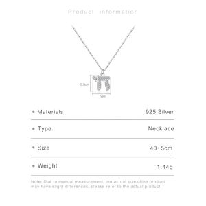 Collier Lettre Hébraïque en Argent Sterling 925 Plaqué Or 18 Carats Pavé de Zircon Cubique, Délicat, Tendance, Bijoux Juifs Classiques FUAMAY pour Femme - Product Image 3