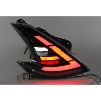 Feux arrière RGB dynamiques séquentiels pour 370z, feux arrière clairs, feux arrière fumés pour Nissan 370z 2013-2019