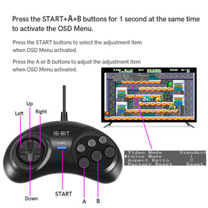 Hispeedido para <span class=keywords><strong>SEGA</strong></span> <span class=keywords><strong>MD2</strong></span>, Kit MOD Compatible con HDMI, Salida de TV 1080P con Relación de Aspecto 3:1, Ajusta el Color - Product Image 2