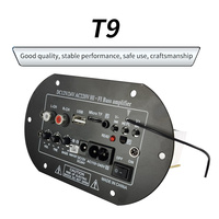 Toptan T9 fabrika kaynağı dahili bluetooth ile ev amplifikatör hoparlör aksesuarları için USB ve TF ses güç mikser
