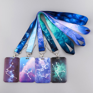 Vente en gros de lanière de constellation étoilée de dessin animé de conception d'anime lanière de porte-clés de téléphone de carte d'identité d'anime lanières porte-clés de téléphone - Product Image 3