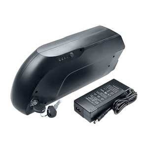 Batería de litio de tubo descendente 36V 10.4Ah 13Ah 15Ah 18Ah 21Ah Bicicletas eléctricas para <span class=keywords><strong>motor</strong></span> de 250-500W con base y cargador - Product Image 1