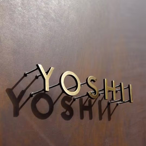 Enseigne de porte extérieure, lettres classiques é<span class=keywords><strong>l</strong></span>égantes, lettres en métal pour les cabinets d'avocats, les banques et les entrées de marques de luxe - Product Image 3