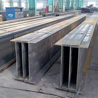 Viga de Acero al Carbono Laminada en Caliente ASTM A36 SS400, Viga H, Viga I, Viga Universal, Acero Estructural 220/240/300/360/450/600 HEB260 HEA200