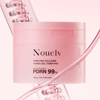 PDRN Gel Tonifiant au Collagène Rose, Masque Facial Hydratant en Tampon Compressé, Boîte de 60 Pièces, Soin Quotidien Apaisant pour la Peau
